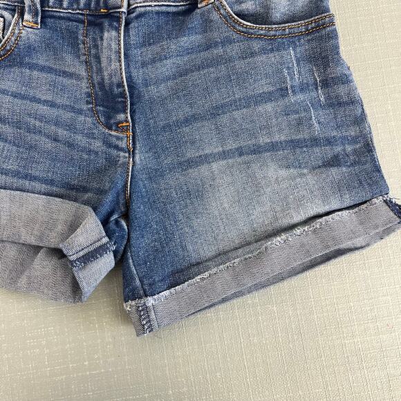 Crewcuts Cuffed Medium Wash Denim Cowgirl Shorts 10 - Picture 7 of 9